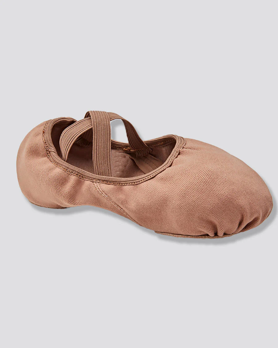 Adults Stretch Canvas Split Sole Ballet Shoes - Image 4