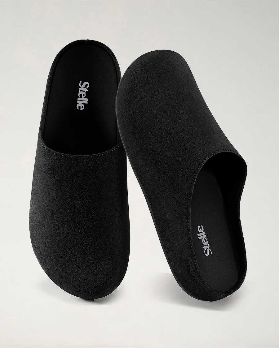 Suede Slip-On Clogs - Image 2