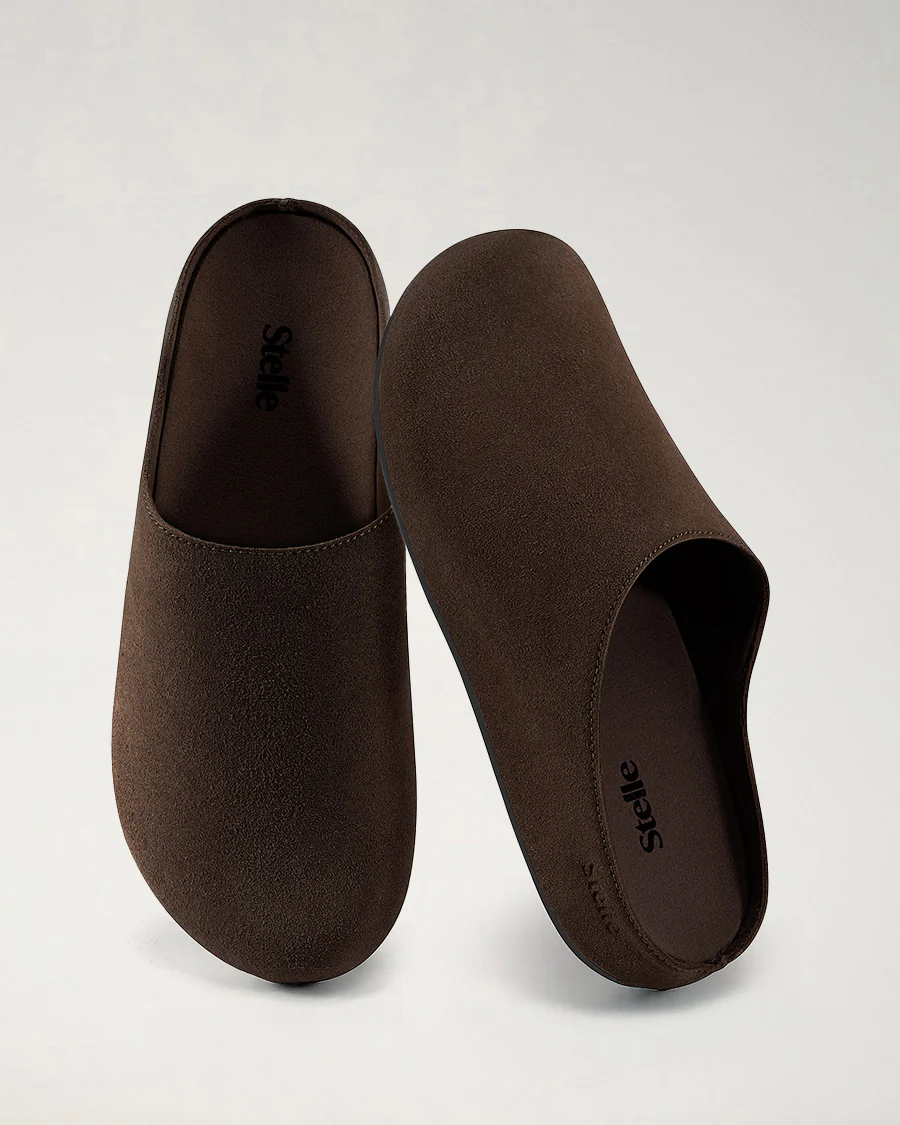 Suede Slip-On Clogs - Image 2