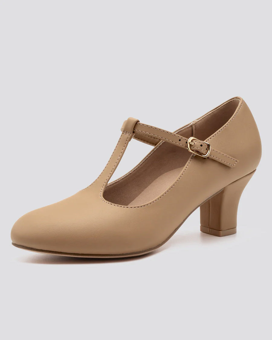 T-Strap Character Shoes with 2.5" Heel - Image 2