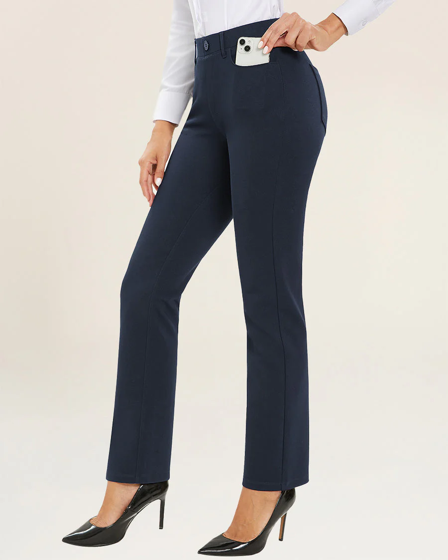 Women Business Casual Work Pants | Straight 30''