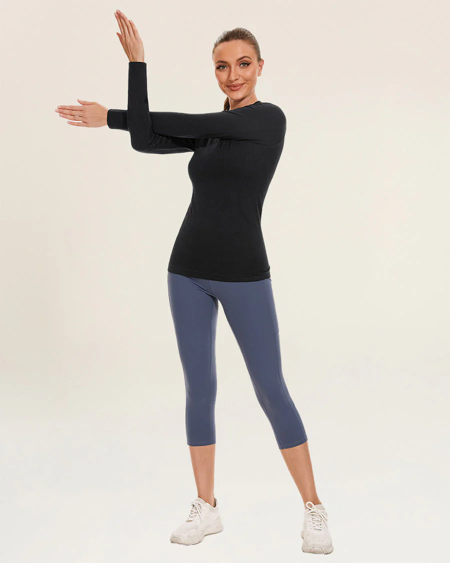 Seamless Long Sleeve Tops