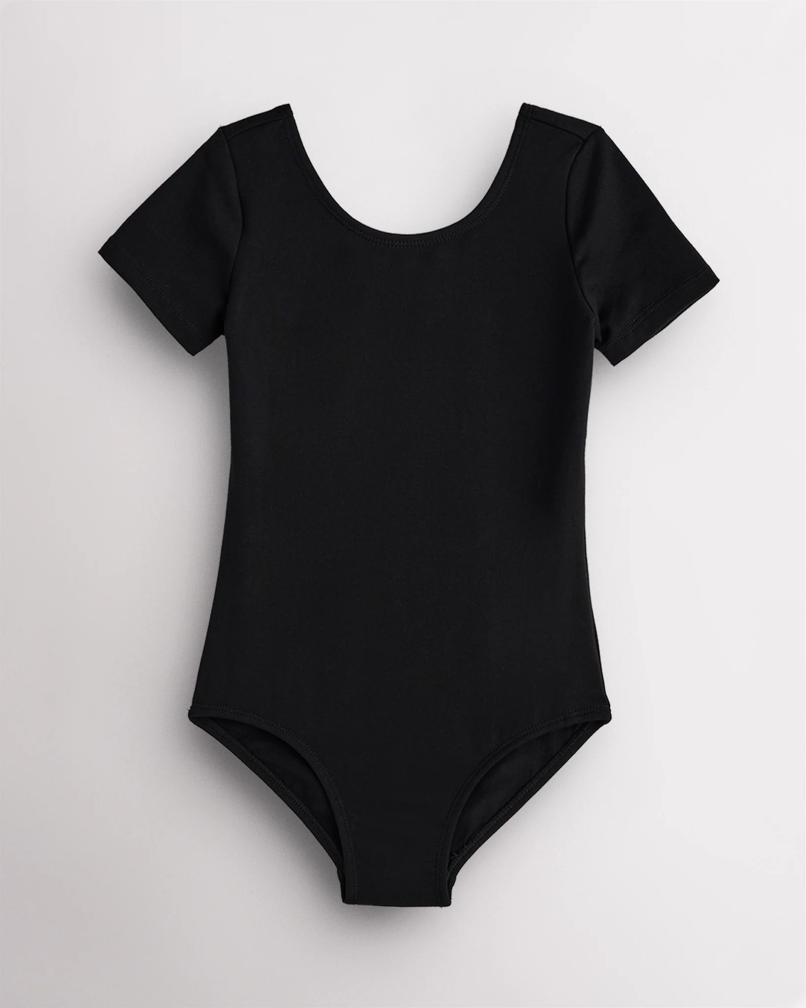 Basic Short-Sleeve Performance Leotard
