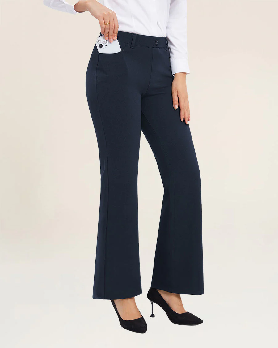 Women Classic Dress Pant | Wide 31'' - Image 3