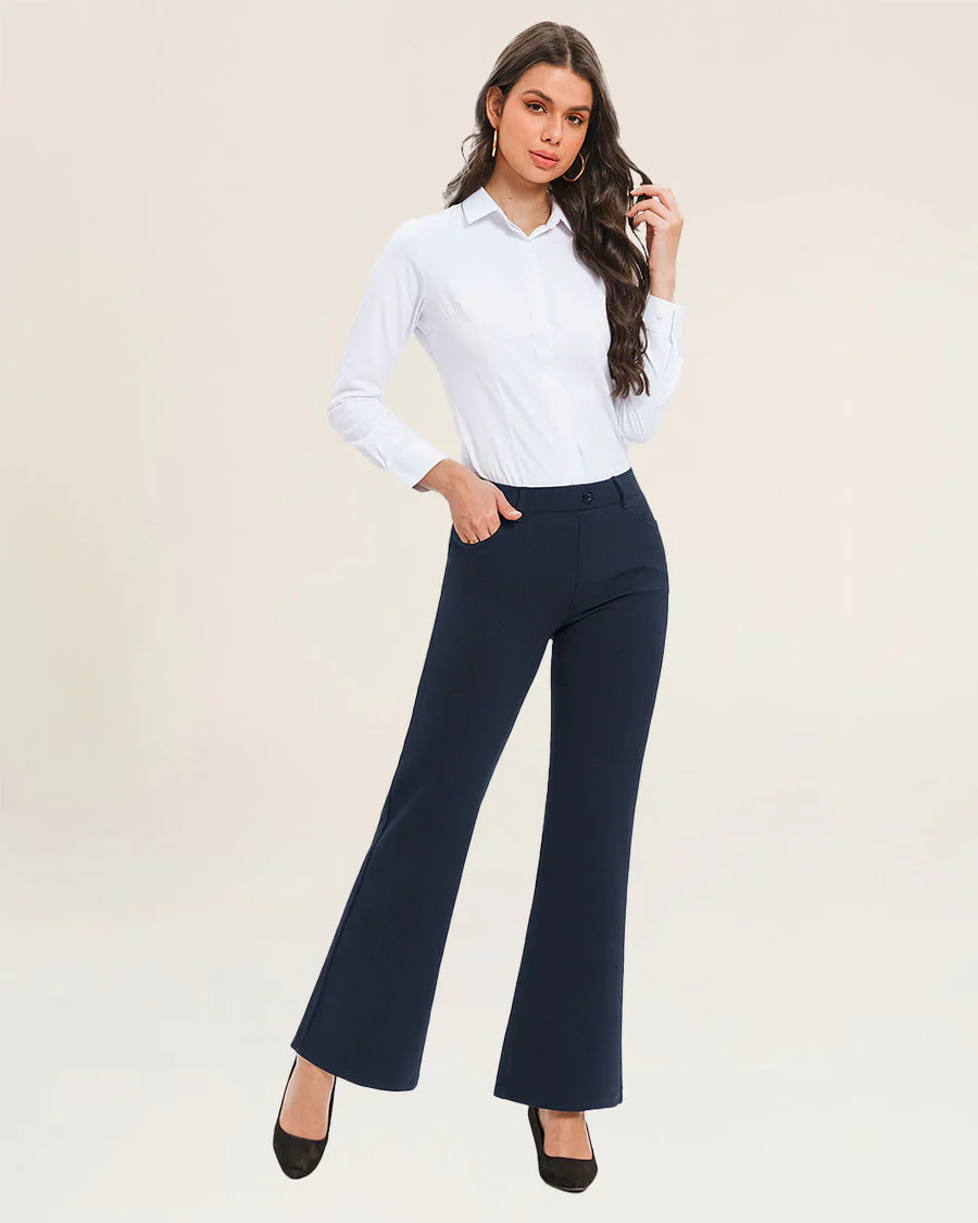 Women Classic Dress Pant | Wide 31'' - Image 4