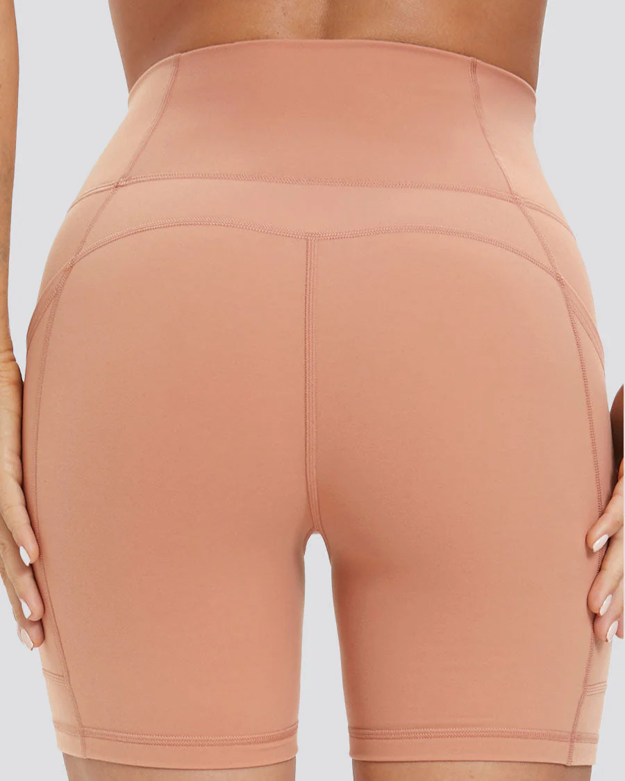 SoftLuxe Yoga Shorts with Pockets - Image 2