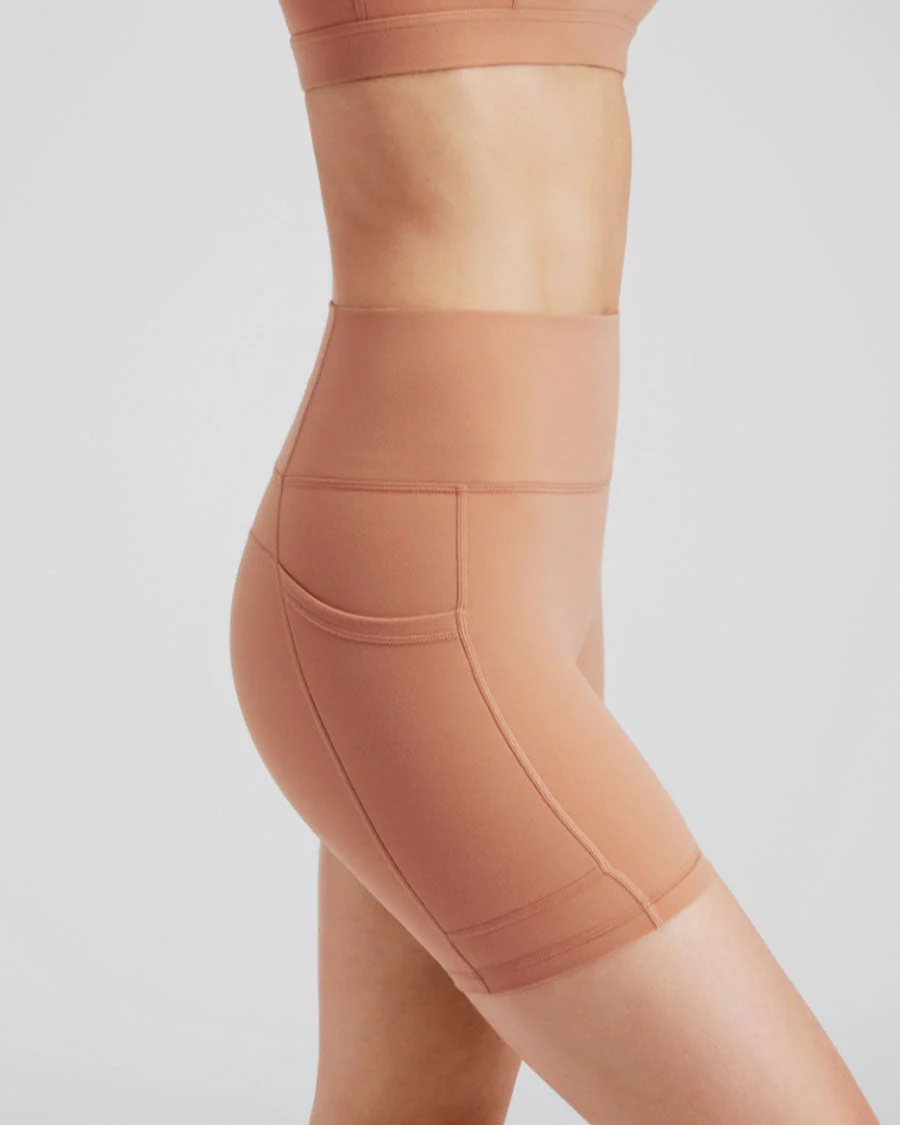 SoftLuxe Yoga Shorts with Pockets - Image 3