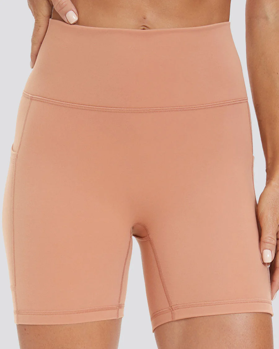 SoftLuxe Yoga Shorts with Pockets - Image 4