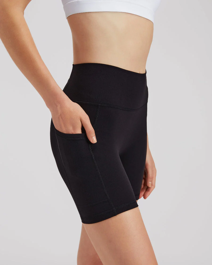 SoftLuxe Yoga Shorts with Pockets - Image 4