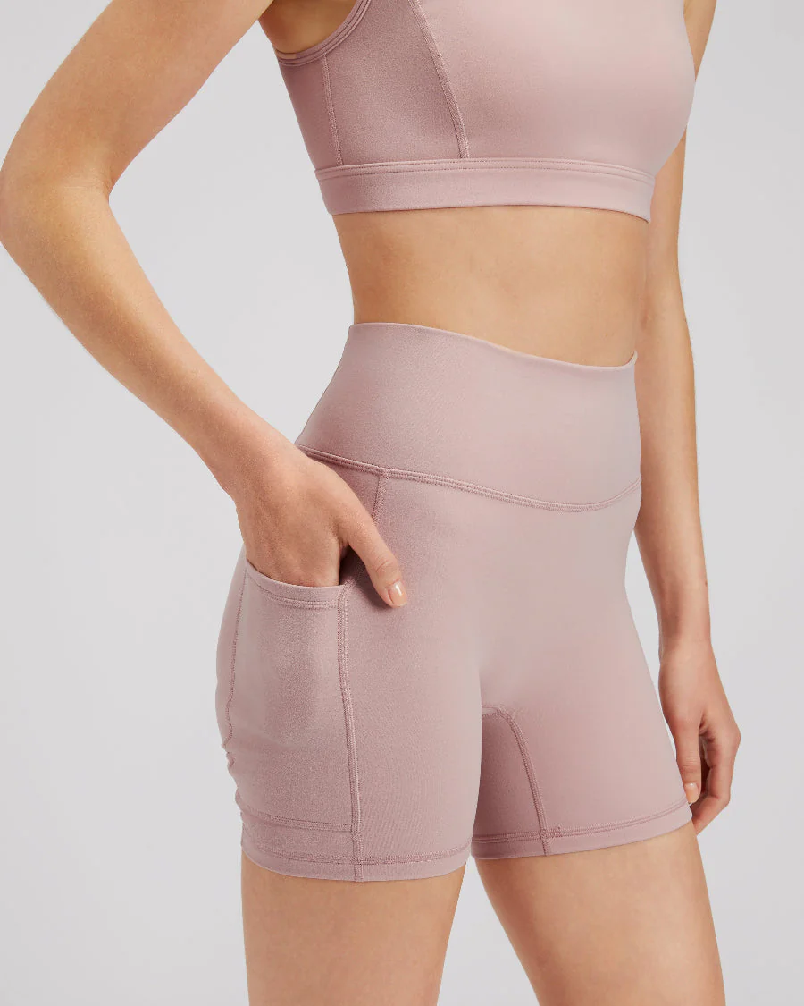 SoftLuxe Yoga Shorts with Pockets - Image 3